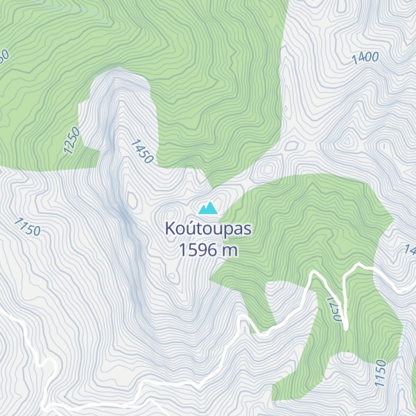 Map of Koútoupas