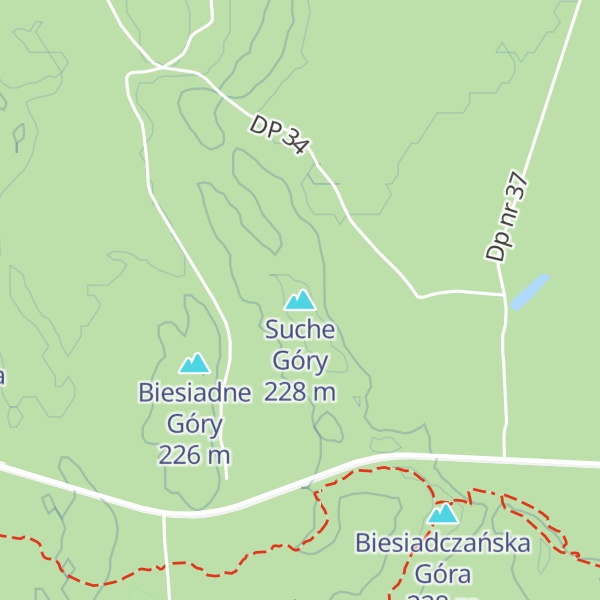 Map of Suche Góry