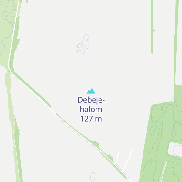 Map of Debeje-halom