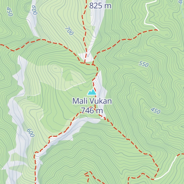 Map of Mali Vukan