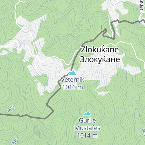 Map of Veternik