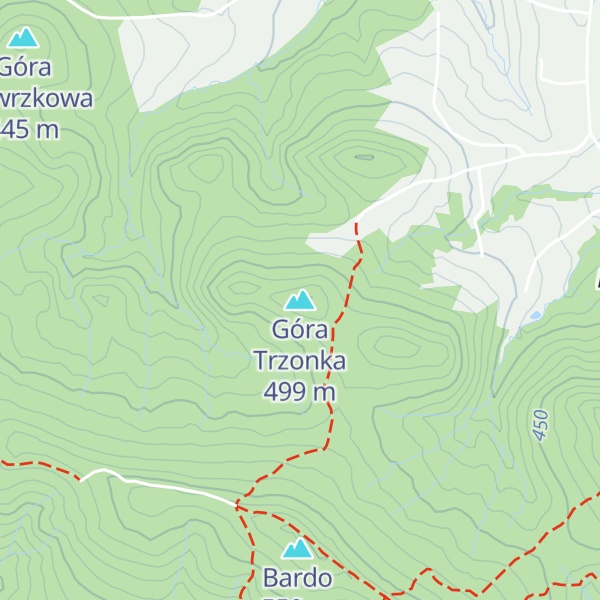 Map of Góra Trzonka