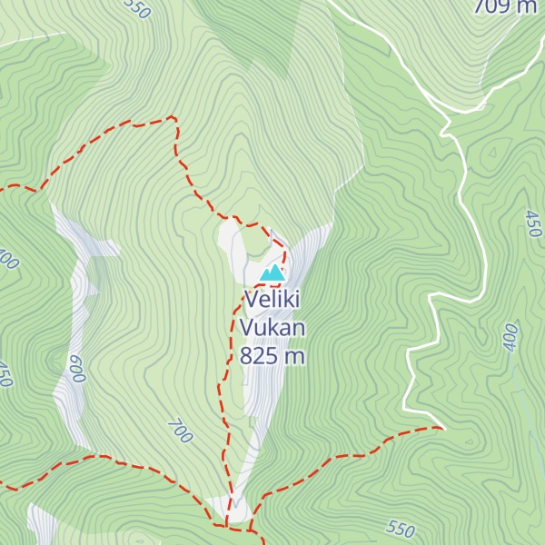 Map of Veliki Vukan