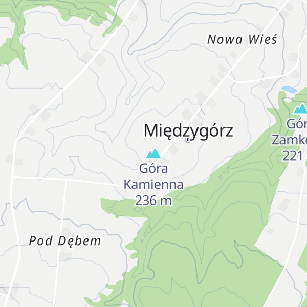 Map of Góra Kamienna
