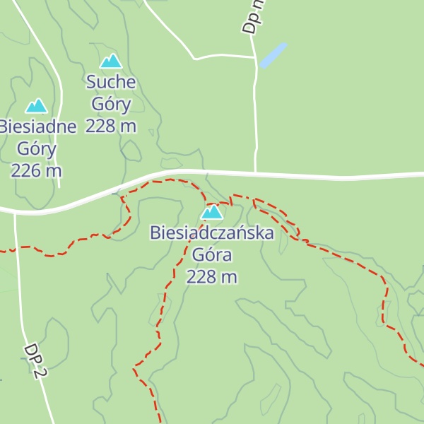 Map of Biesiadczańska Góra
