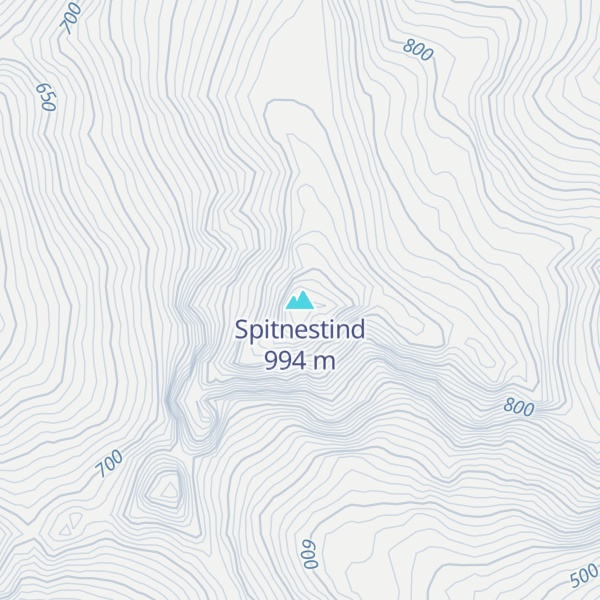 Map of Spitnestind