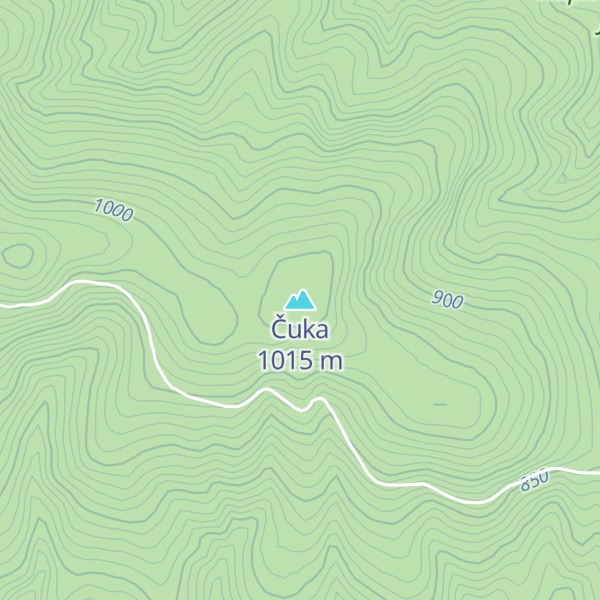 Map of Čuka