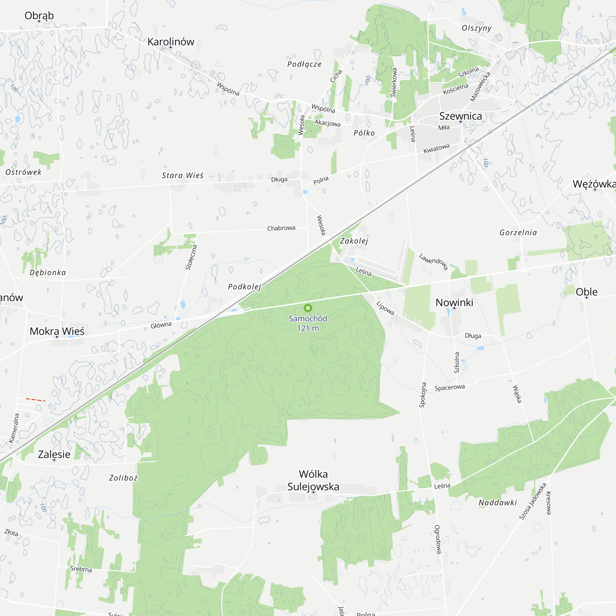 Samochód map