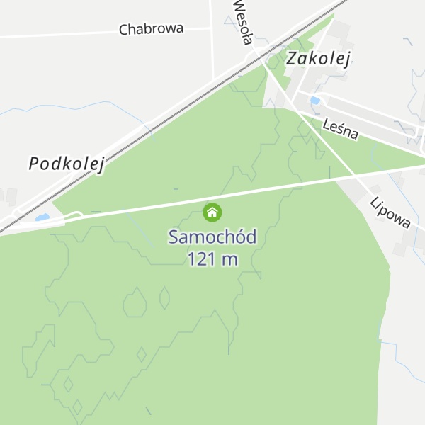 Map of Samochód