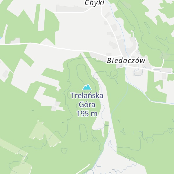 Map of Trelańska Góra
