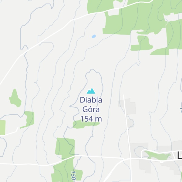 Map of Diabla Góra