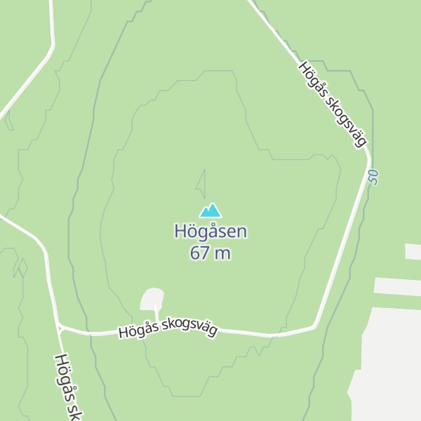 Map of Högåsen