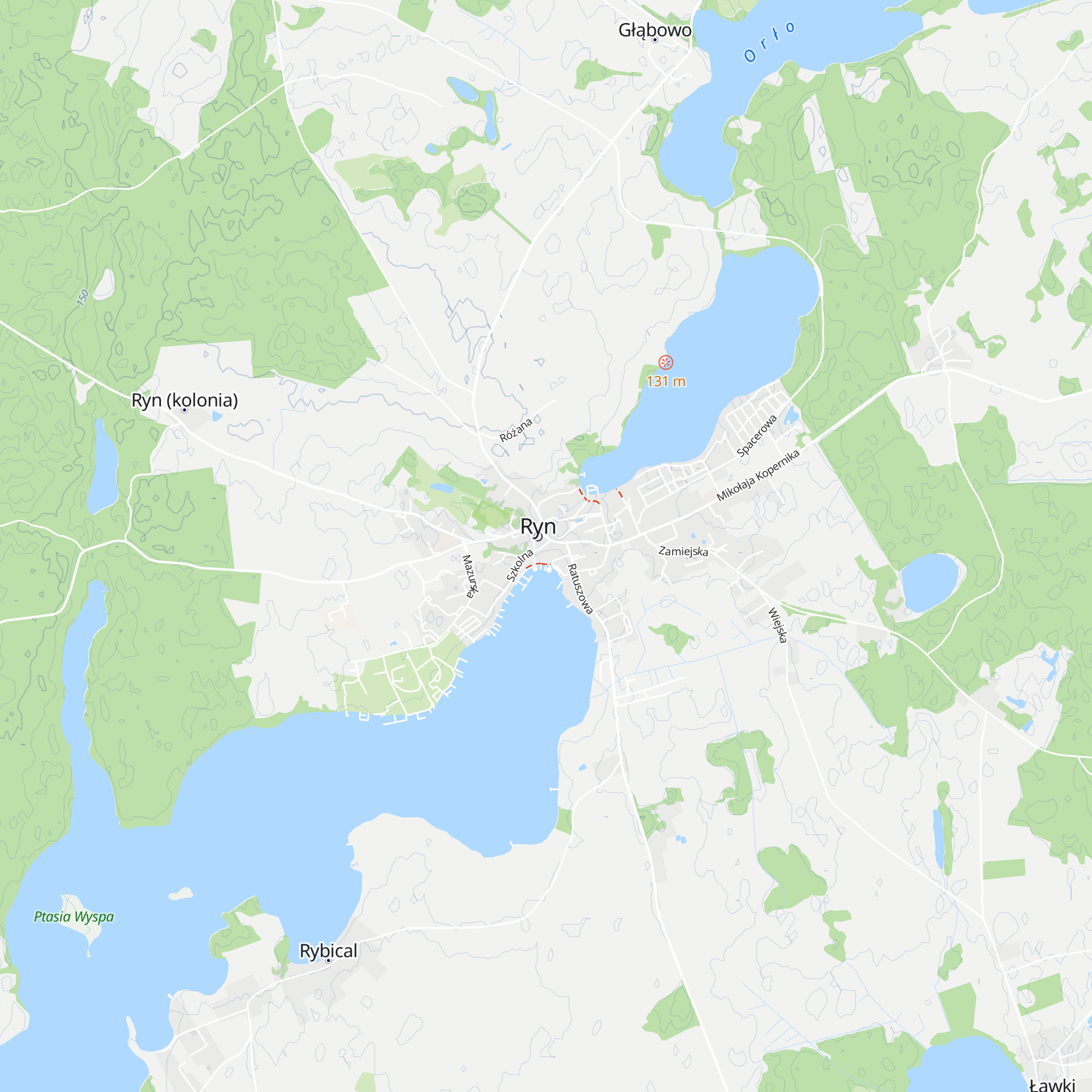 Punkt informaci turystycznej map