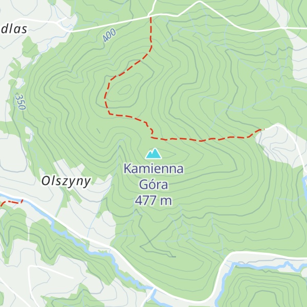 Map of Kamienna Góra