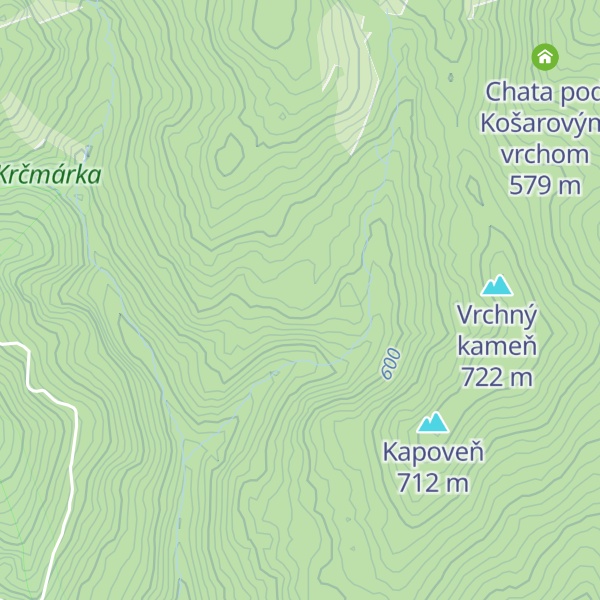 Map of Chata Dubová