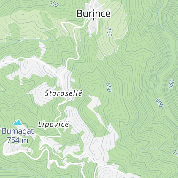 Map of Guri i Maljit