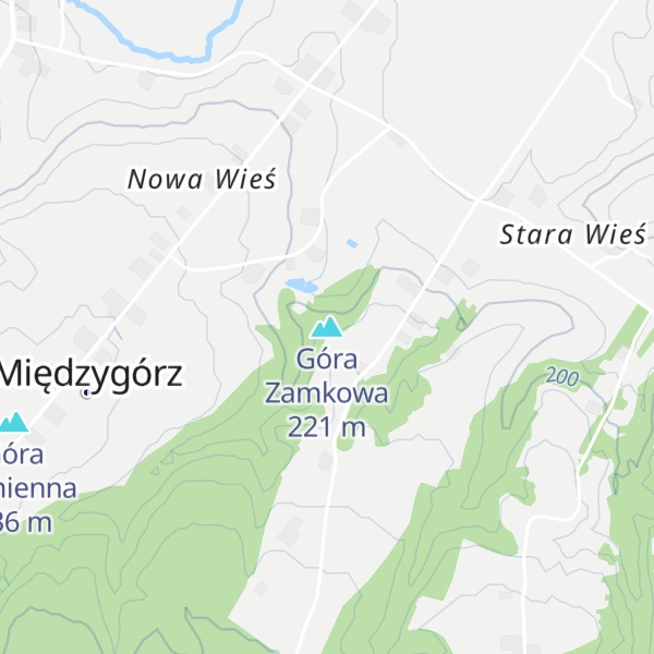 Map of Góra Zamkowa