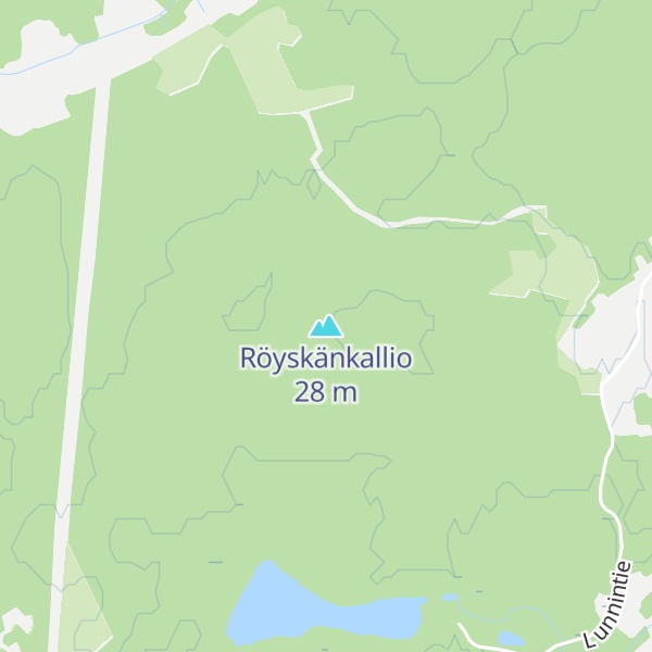 Map of Röyskänkallio