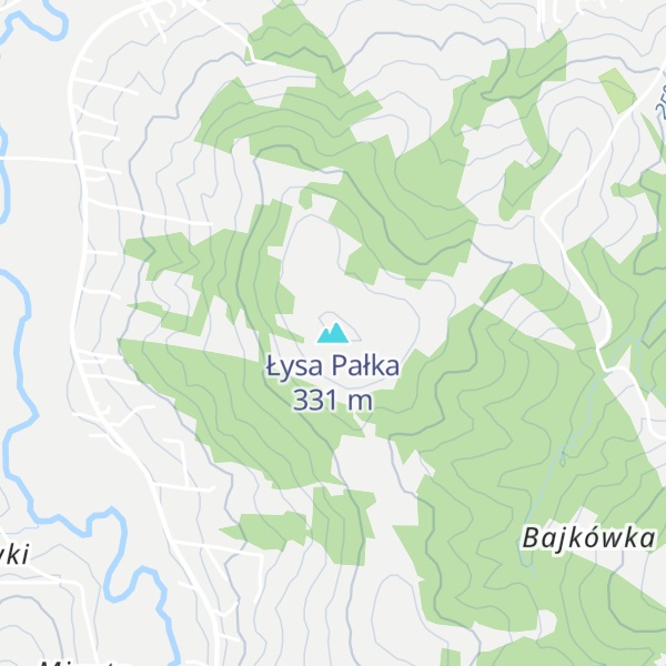 Map of Łysa Pałka
