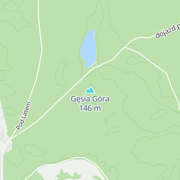 Map of Gęsia Góra