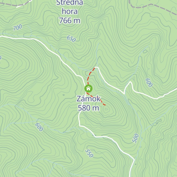 Map of Zámok