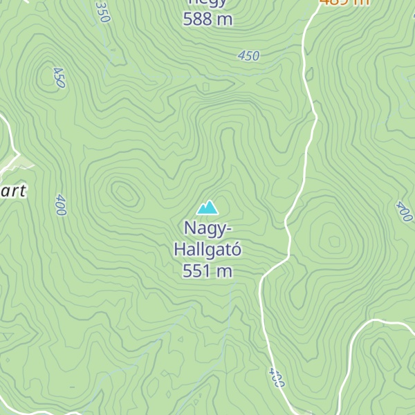 Map of Nagy-Hallgató