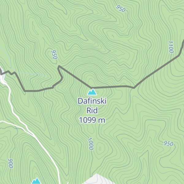 Map of Dafinski Rid