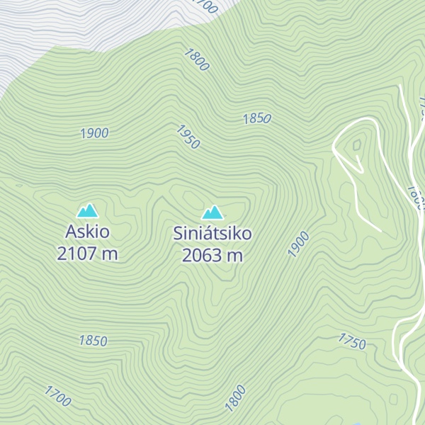 Map of Siniátsiko
