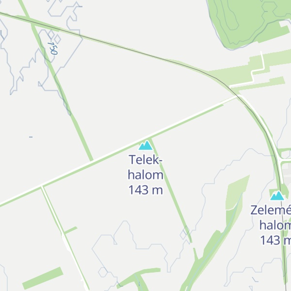Map of Telek-halom