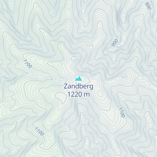 Map of Zandberg