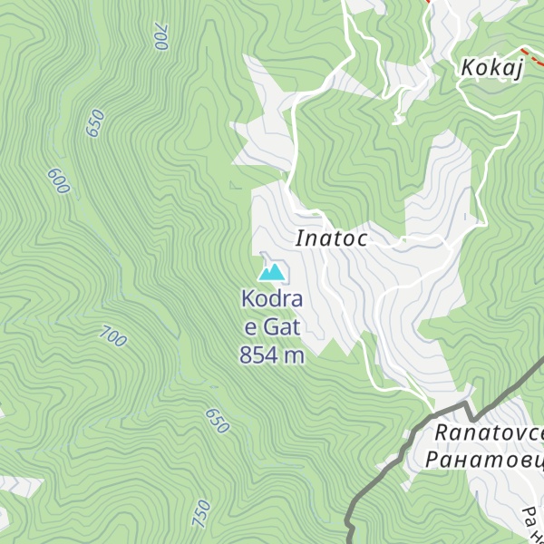 Map of Kodra e Gat