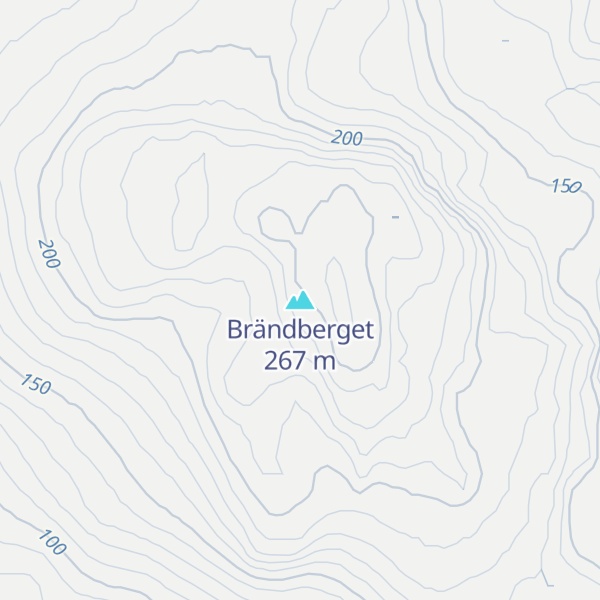 Map of Brändberget