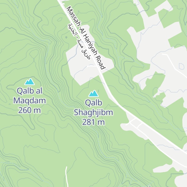 Map of Qalb Shaghjibm