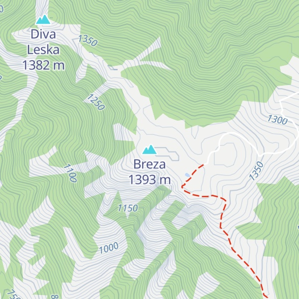 Map of Breza