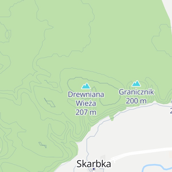 Map of Drewniana Wieża