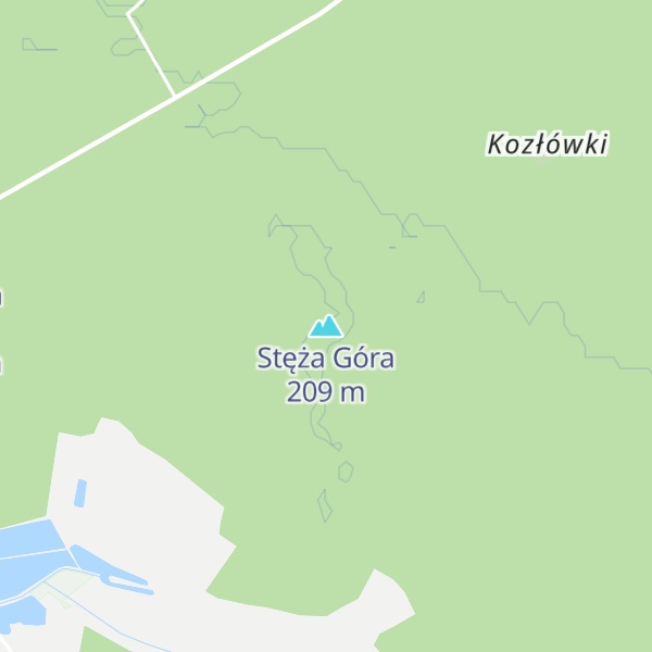 Map of Stęża Góra