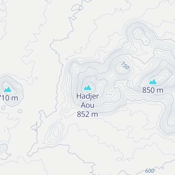 Map of Hadjer Aou