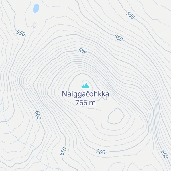 Map of Naiggáčohkka