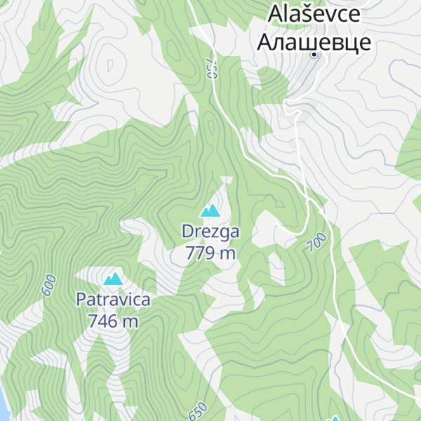 Map of Drezga