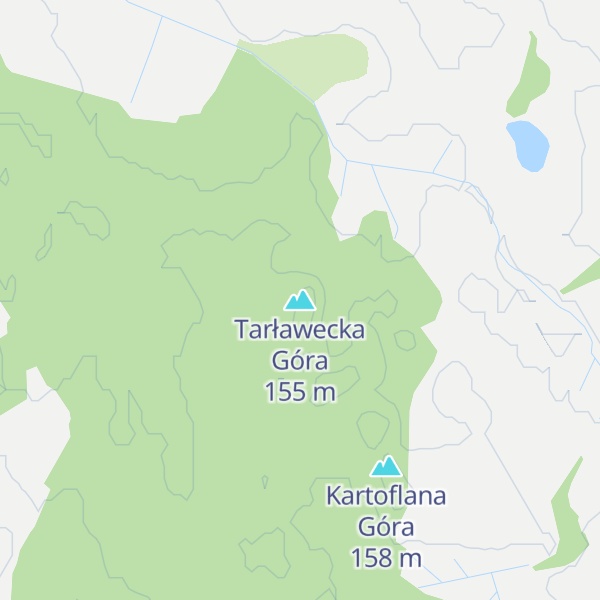 Map of Tarławecka Góra