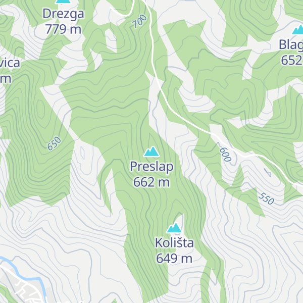 Map of Preslap