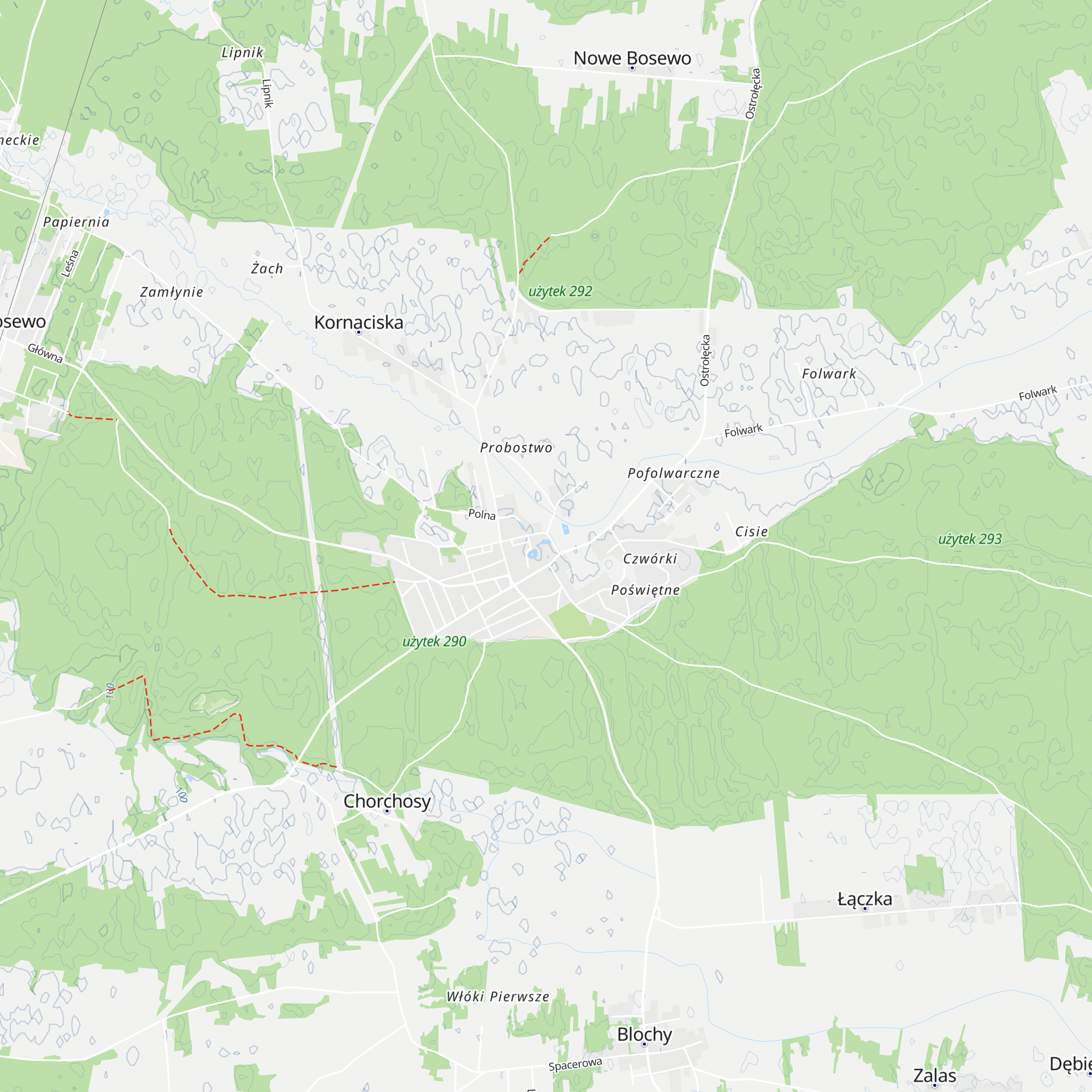 Chata Kurpiowska map