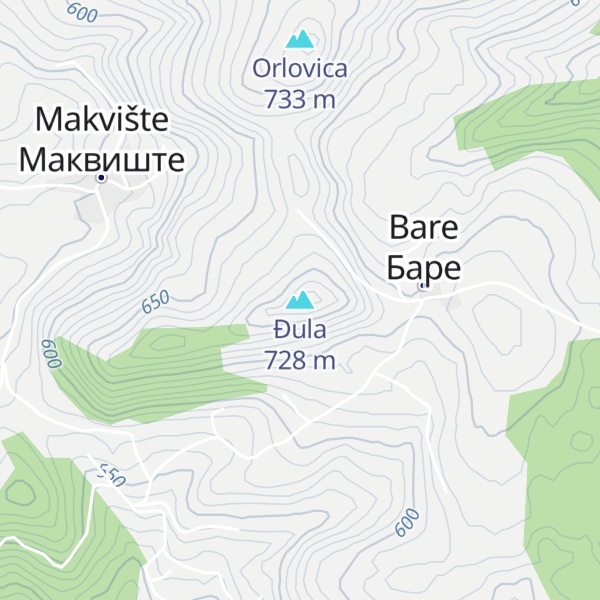 Map of Đula