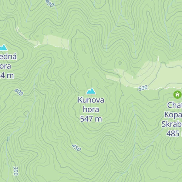 Map of Kunova hora