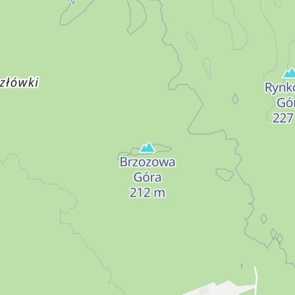 Map of Brzozowa Góra