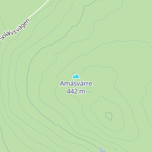 Map of Amásvárre