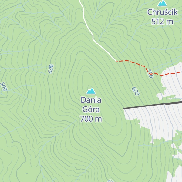 Map of Dania Góra