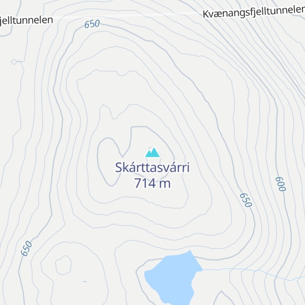 Map of Skárttasvárri