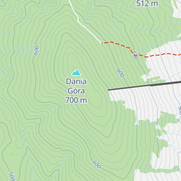 Map of Chyrowska Góra