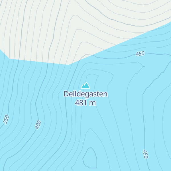 Map of Deildegasten